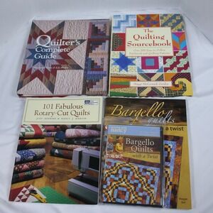 Quilting Book‎ Lot Quilters Complete Guide Sourcebook Rotary Cut Bargello Quilts